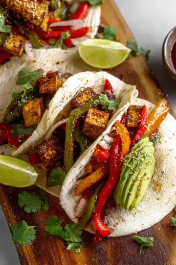Vegan Tofu Fajitas