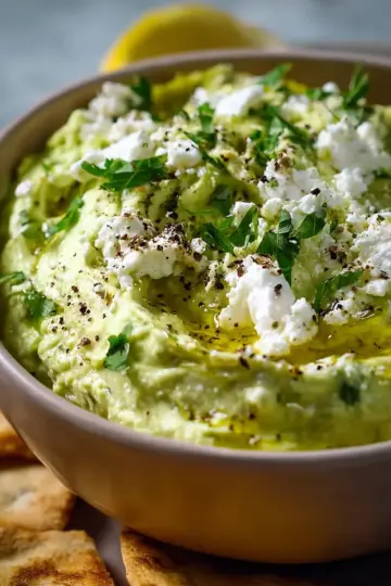 Creamy Avocado Feta Dip